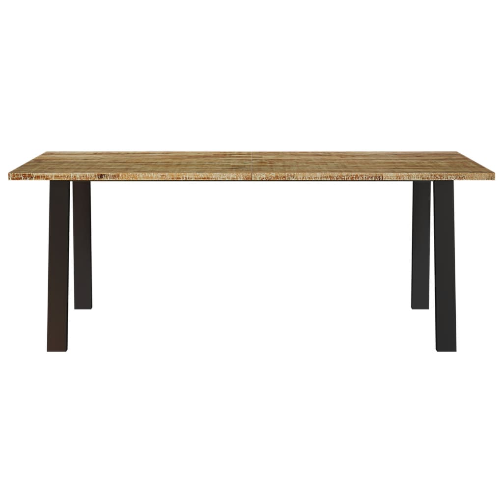 vidaXL Mesa de jantar 200x90x76 madeira de acácia maciça