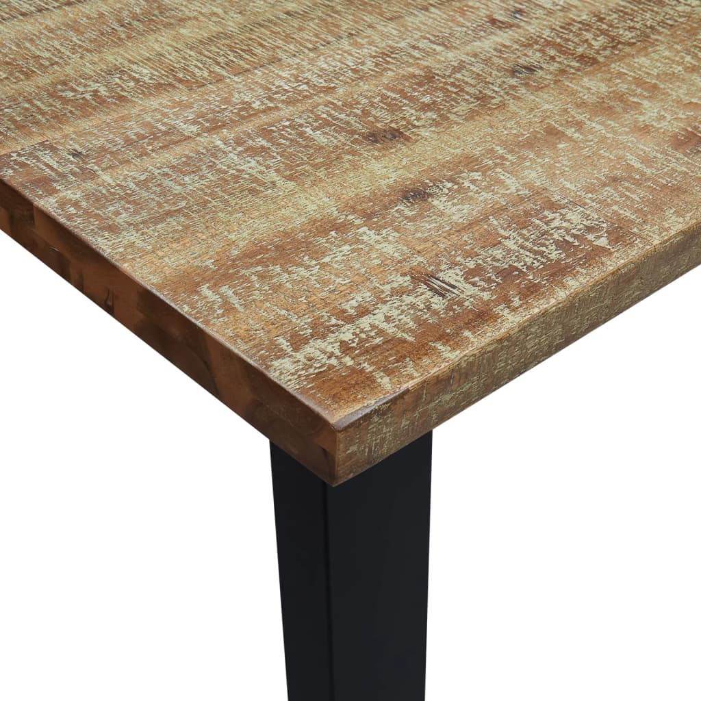 vidaXL Mesa de jantar 200x90x76 madeira de acácia maciça