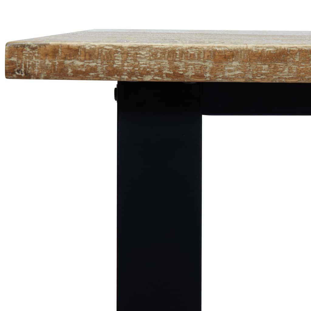 vidaXL Mesa de jantar 200x90x76 madeira de acácia maciça