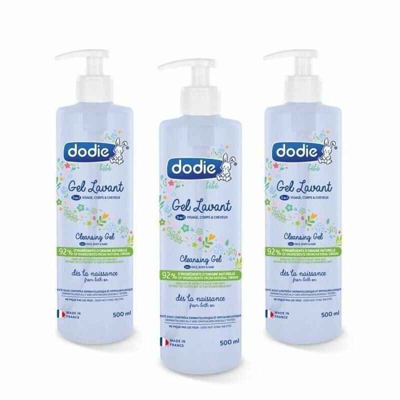 Dodie|Gel de duche Dodie 500 ml 3 Peças (3 Unidades)