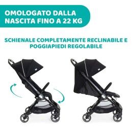 Chicco|Carrinho de passeio para bebê Chicco Preto