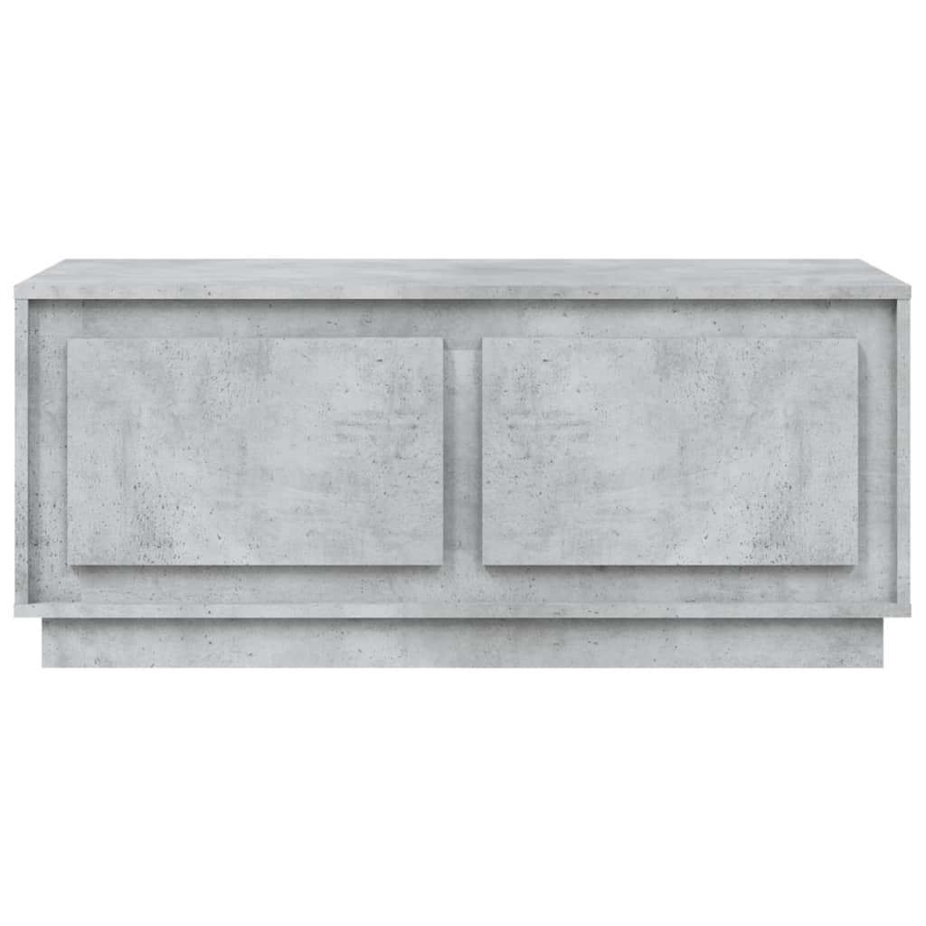 vidaXL Mesa de centro 102x50x44 cm derivados de madeira cinza cimento