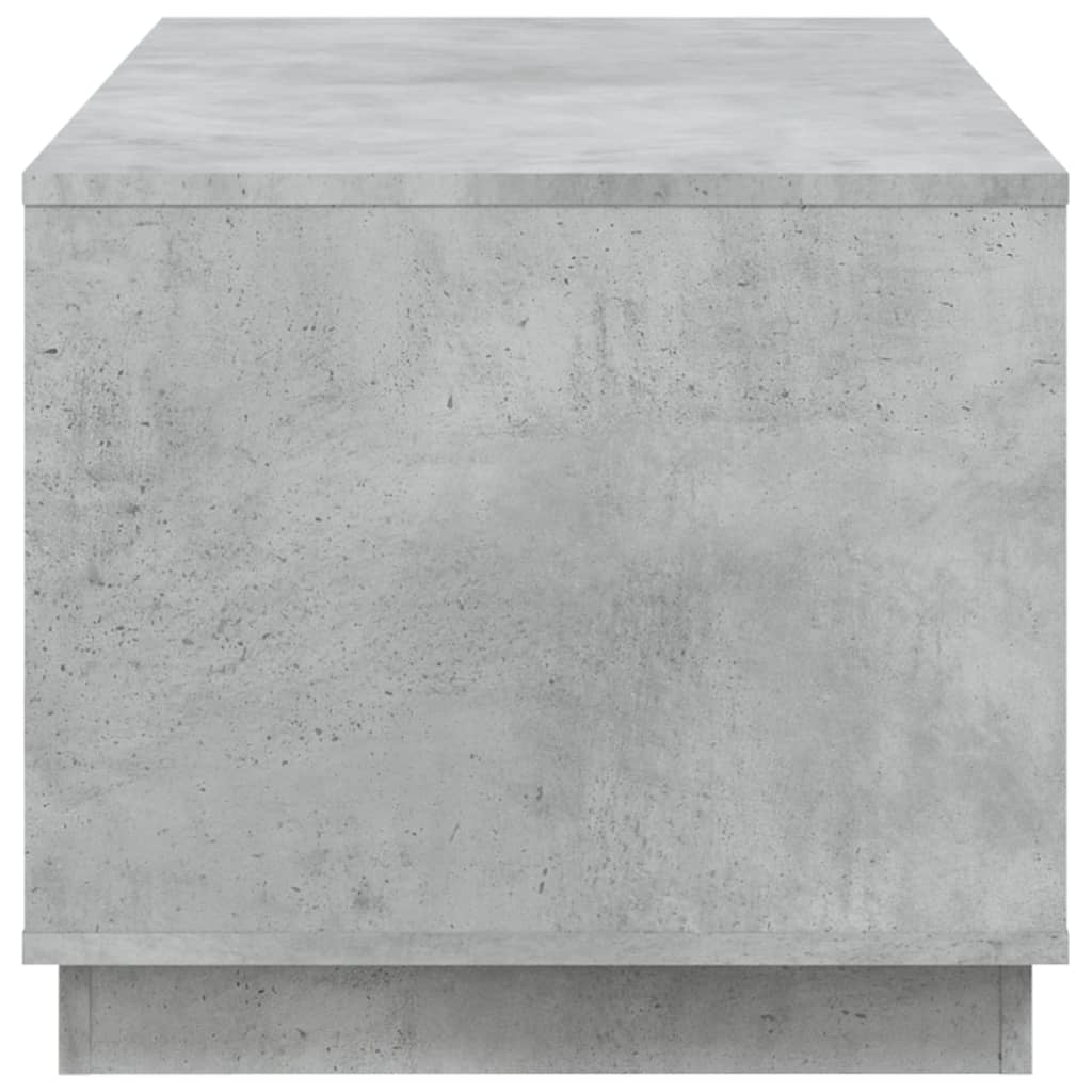 vidaXL Mesa de centro 102x50x44 cm derivados de madeira cinza cimento