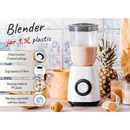 Adler|Batedora de Copo Adler AD 4085 Branco Preto 1000 W 1,5 L