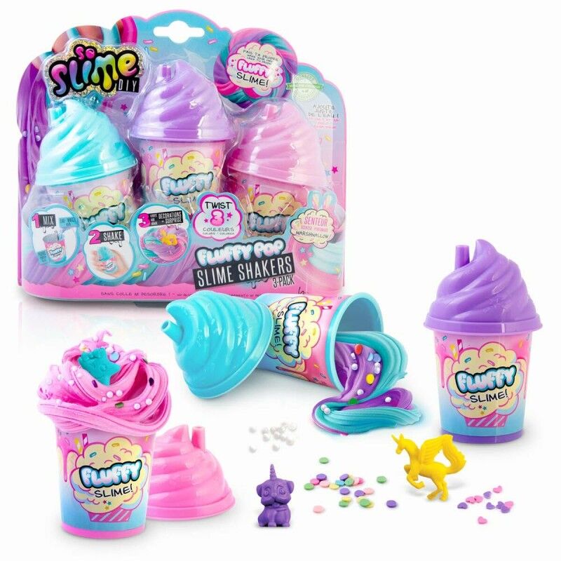 Canal Toys|Jogo de Plasticina Canal Toys Fluffy Slime Kit Canal Toys|Jogo de Plasticina Canal Toys Fluffy Slime Kit