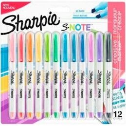 Sharpie|Conjunto de Canetas de Feltro Sharpie S-Note Multicolor 12 Peças 1-3 mm (12 Unidades)