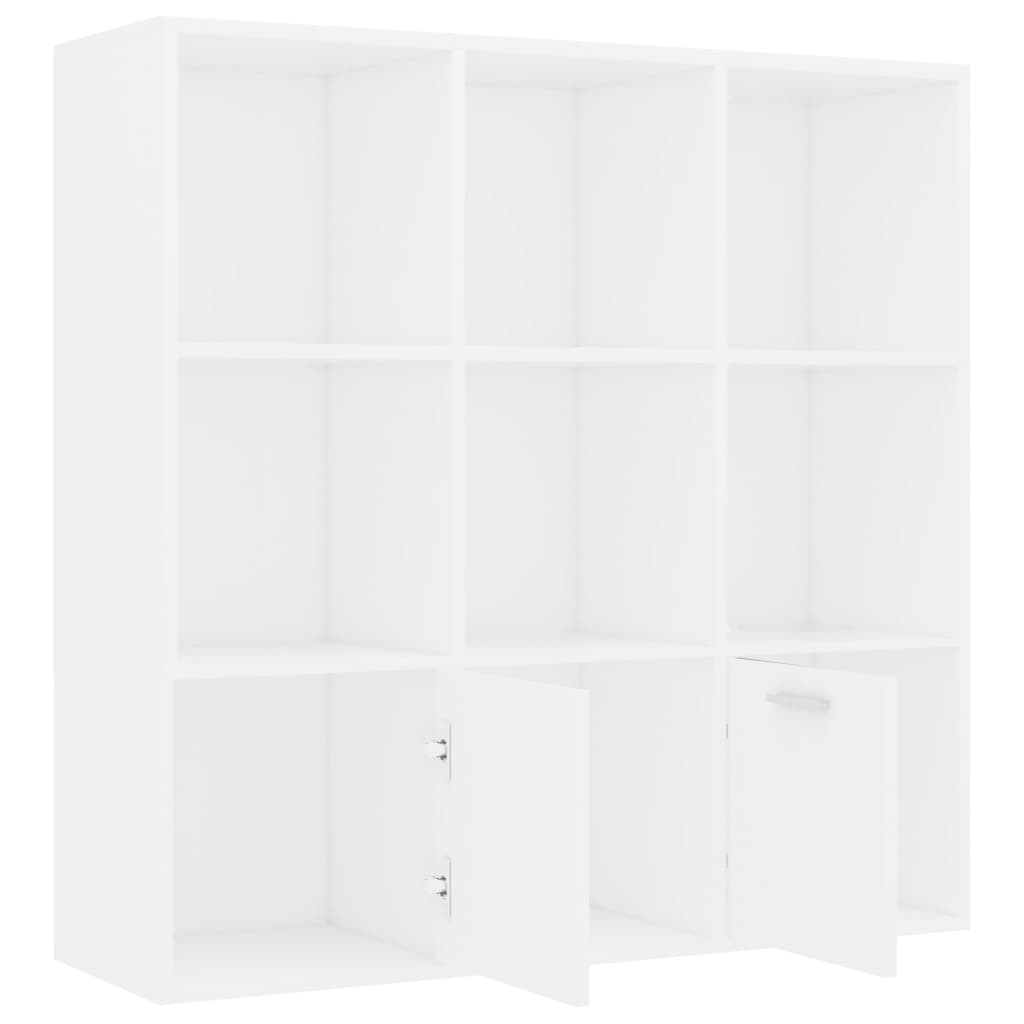 vidaXL Estante 98x30x98 cm derivados de madeira branco