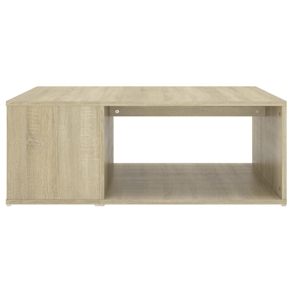 vidaXL Mesa de centro 90x67x33 cm contraplacado carvalho sonoma