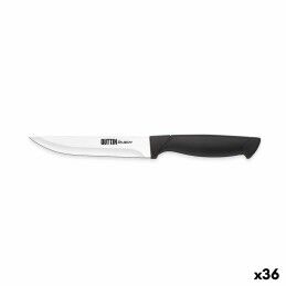 Quttin|Faca para Pão Quttin Black Preto Prateado 24 Unidades 20 cm