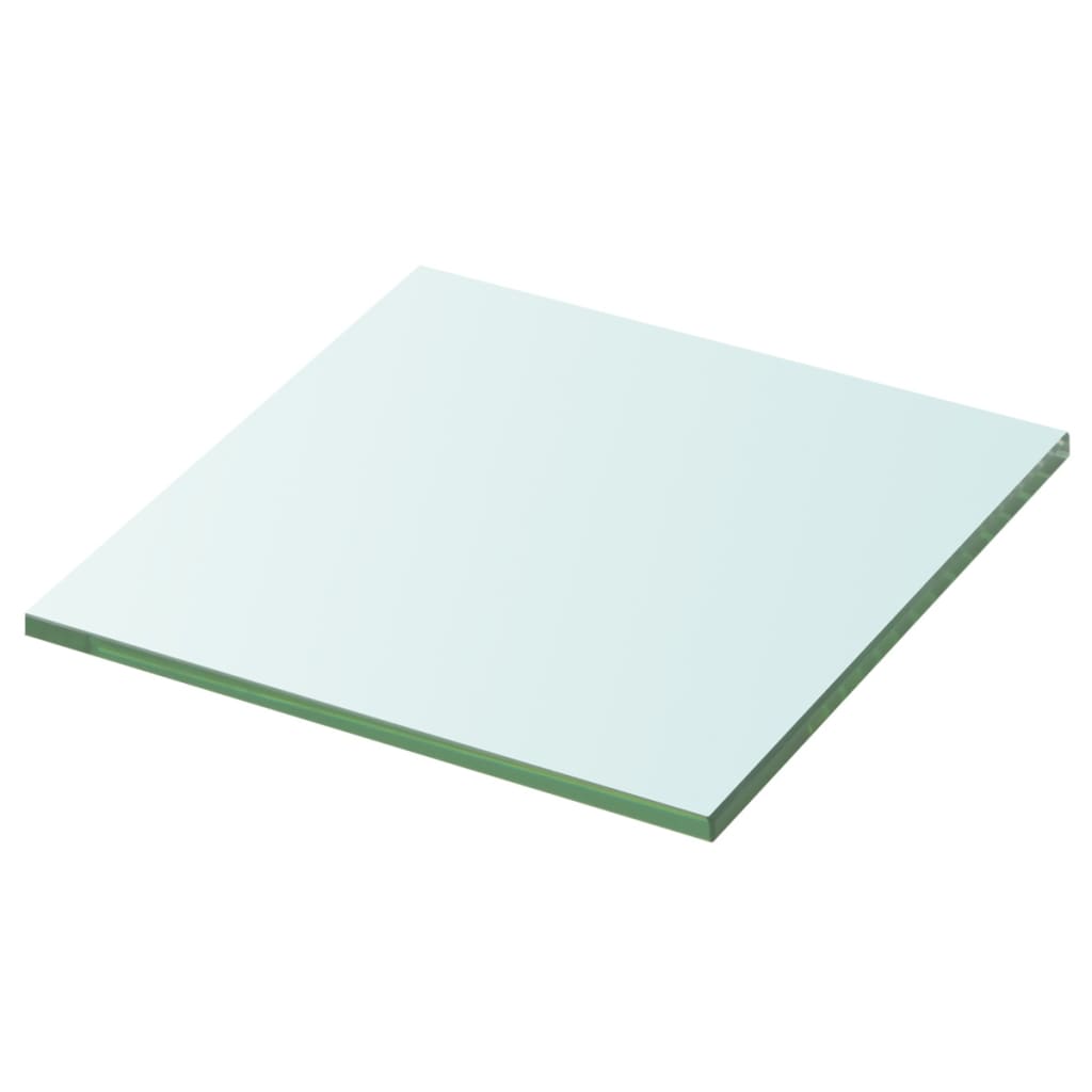 vidaXL Prateleiras 2 pcs 30x30 cm vidro transparente