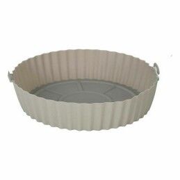 Quttin|Cesto de Silicone Dobrável para Fritadeiras de Ar Quttin Redondo 20 x 20 x 4,5 cm (24 Unidades)