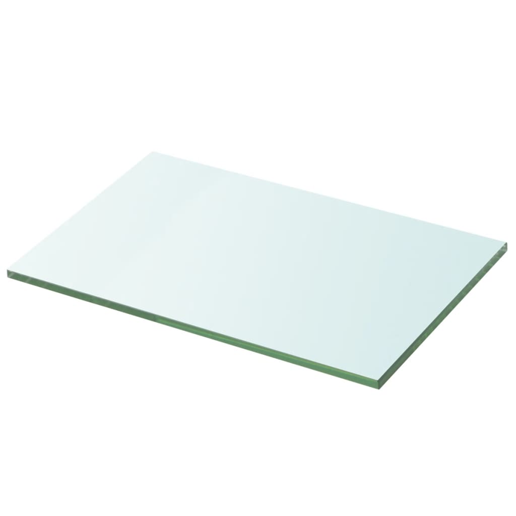 vidaXL Prateleiras 2 pcs 20x25 cm vidro transparente