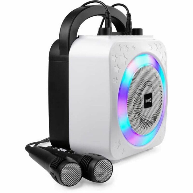 RockJam|Altifalante Bluetooth com microfone para karaoke RockJam Disco Light RJPS150-BK