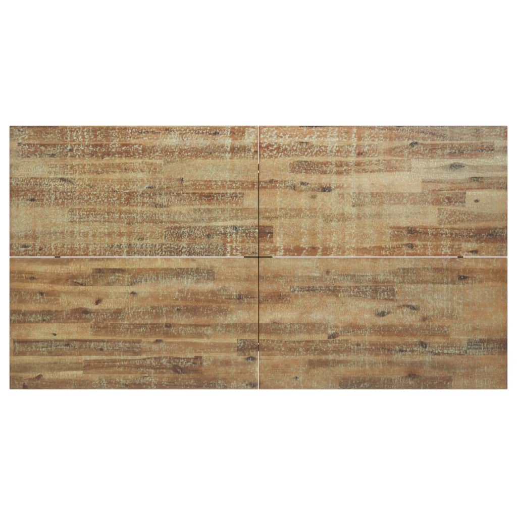 vidaXL Mesa de jantar em madeira de acácia maciça 170x90 cm