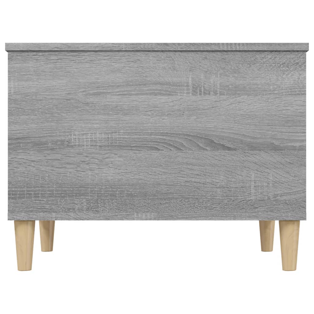 vidaXL Mesa de centro 60x44,5x45 cm derivados de madeira cinza sonoma