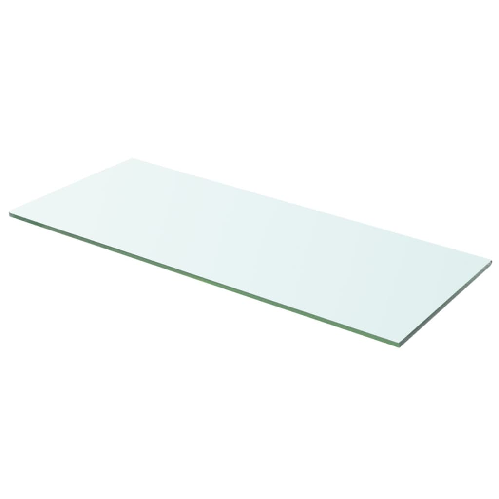 vidaXL Prateleiras 2 pcs 60x20 cm vidro transparente