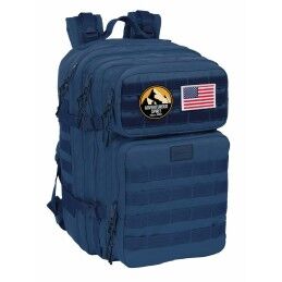 BlackFit8|Mochila Escolar com Rodas Evolution BlackFit8 Oxford Azul escuro (32 x 42 x 15 cm)