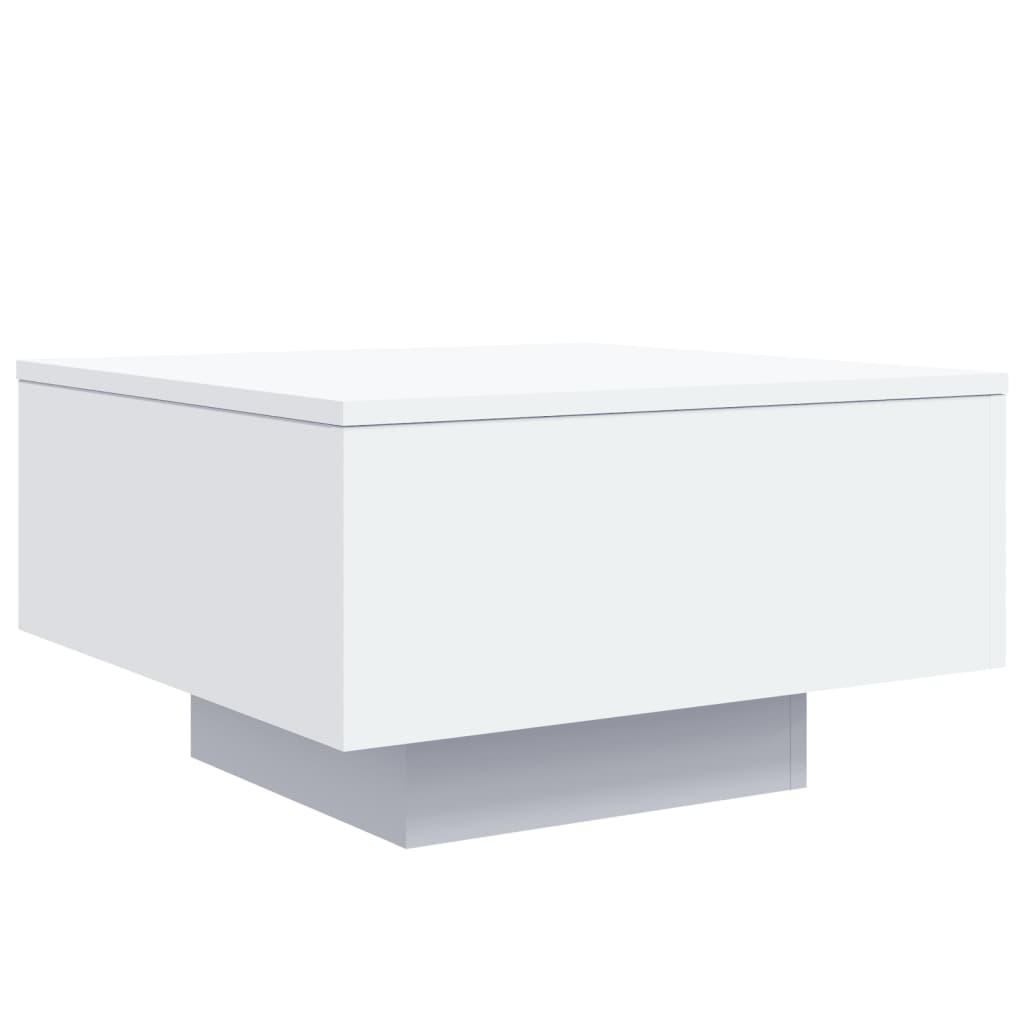 vidaXL Mesa de centro 55x55x31 cm derivados de madeira branco