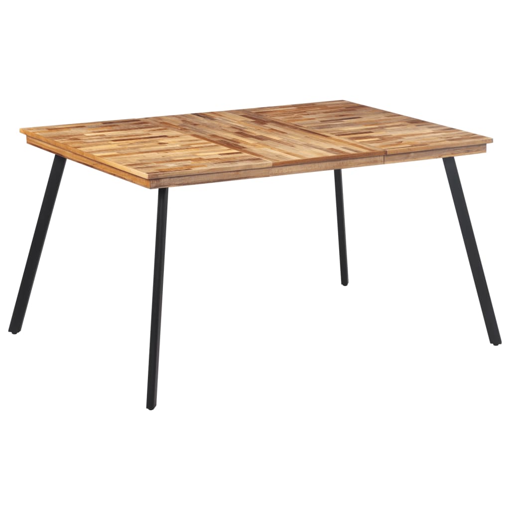 vidaXL Mesa de jantar 148x97x76 cm madeira de teca maciça