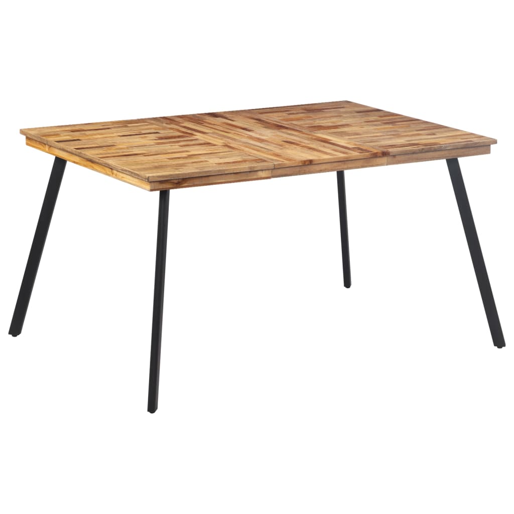 vidaXL Mesa de jantar 148x97x76 cm madeira de teca maciça