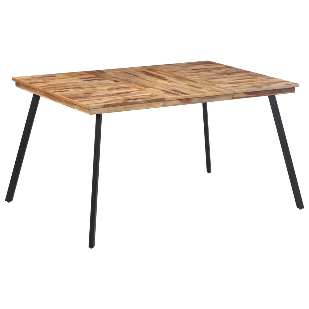 vidaXL Mesa de jantar 148x97x76 cm madeira de teca maciça