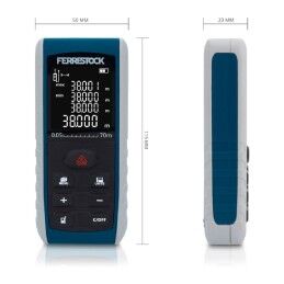 Ferrestock|Medidor Ferrestock Laser 70 m
