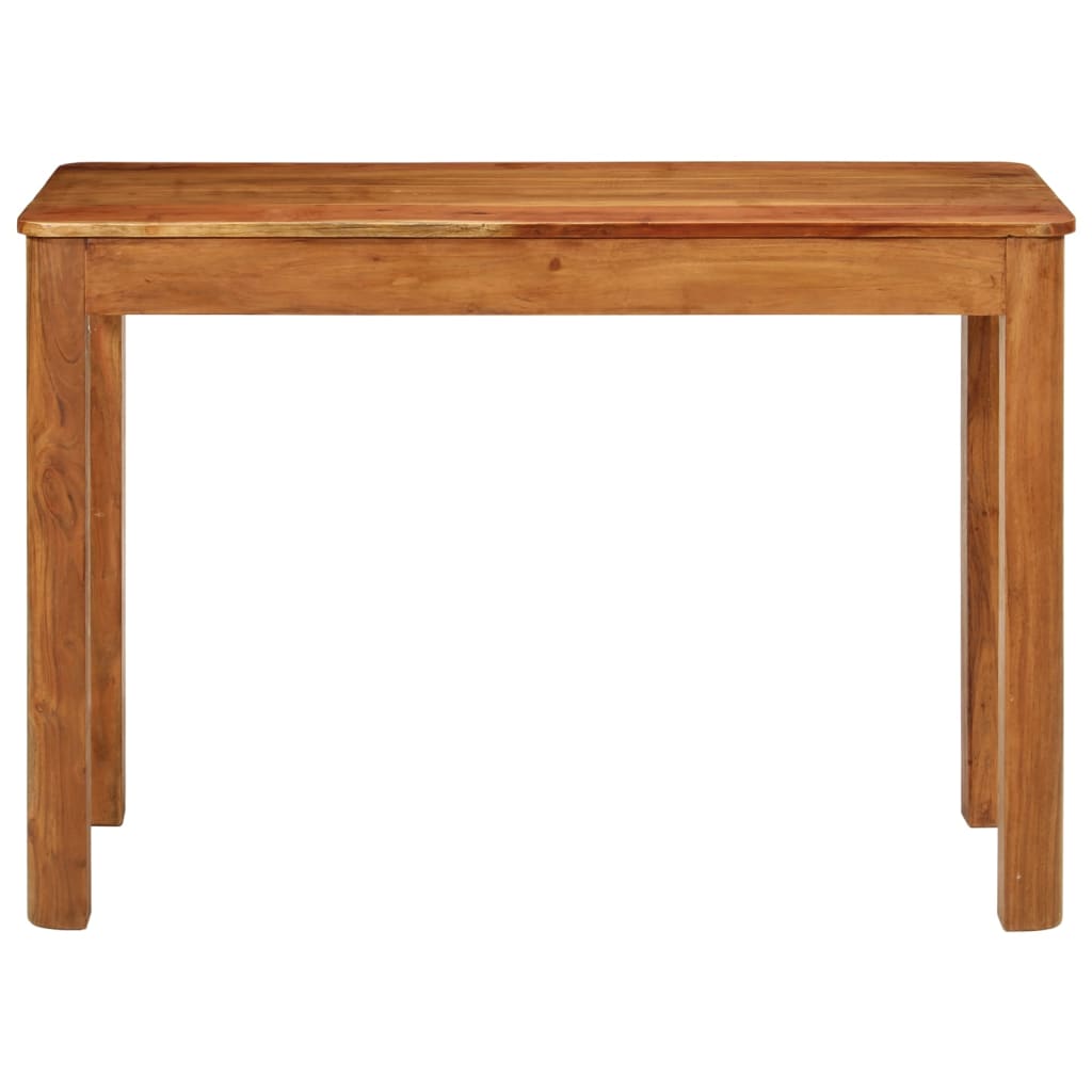 vidaXL Mesa de jantar 110x55x76 cm madeira de acácia maciça