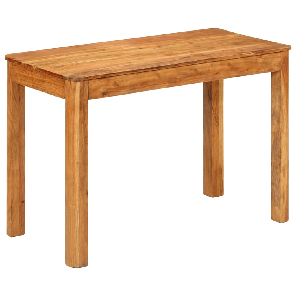 vidaXL Mesa de jantar 110x55x76 cm madeira de acácia maciça