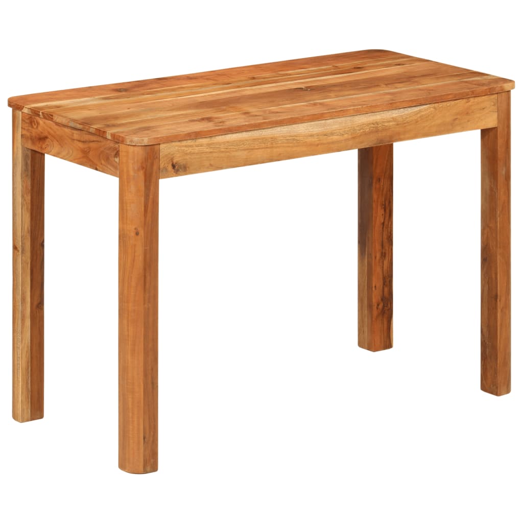 vidaXL Mesa de jantar 110x55x76 cm madeira de acácia maciça