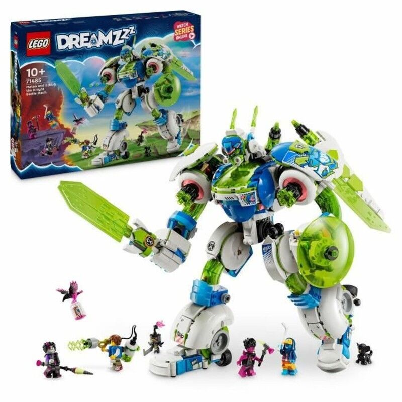 Lego|Jogo de Construção Lego DREAMZzz 71485 Mateo and Z-Blob, the Robot Knight 1333 Peças Lego|Jogo de Construção Lego DREAMZzz 71485 Mateo and Z-Blob, the Robot Knight 1333 Peças