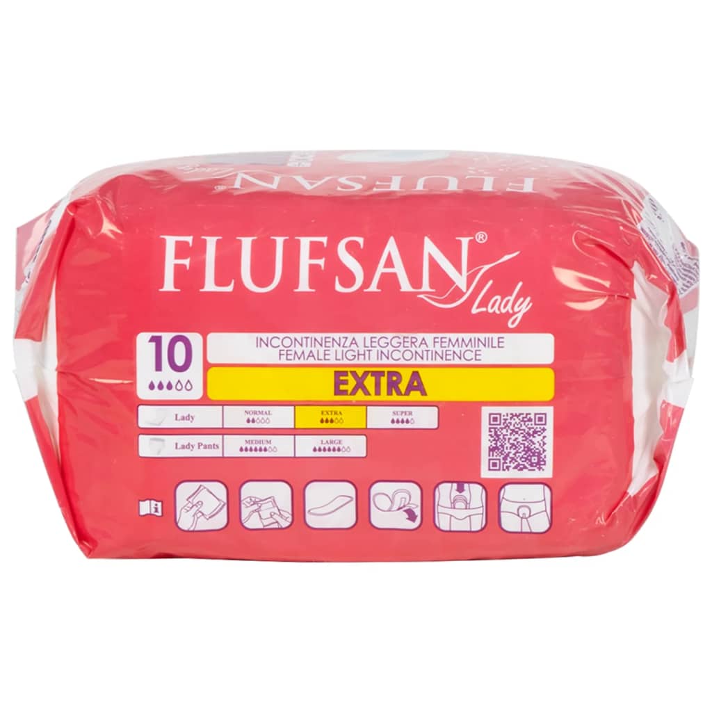 Flufsan Protetor absorvente feminino 120 pcs