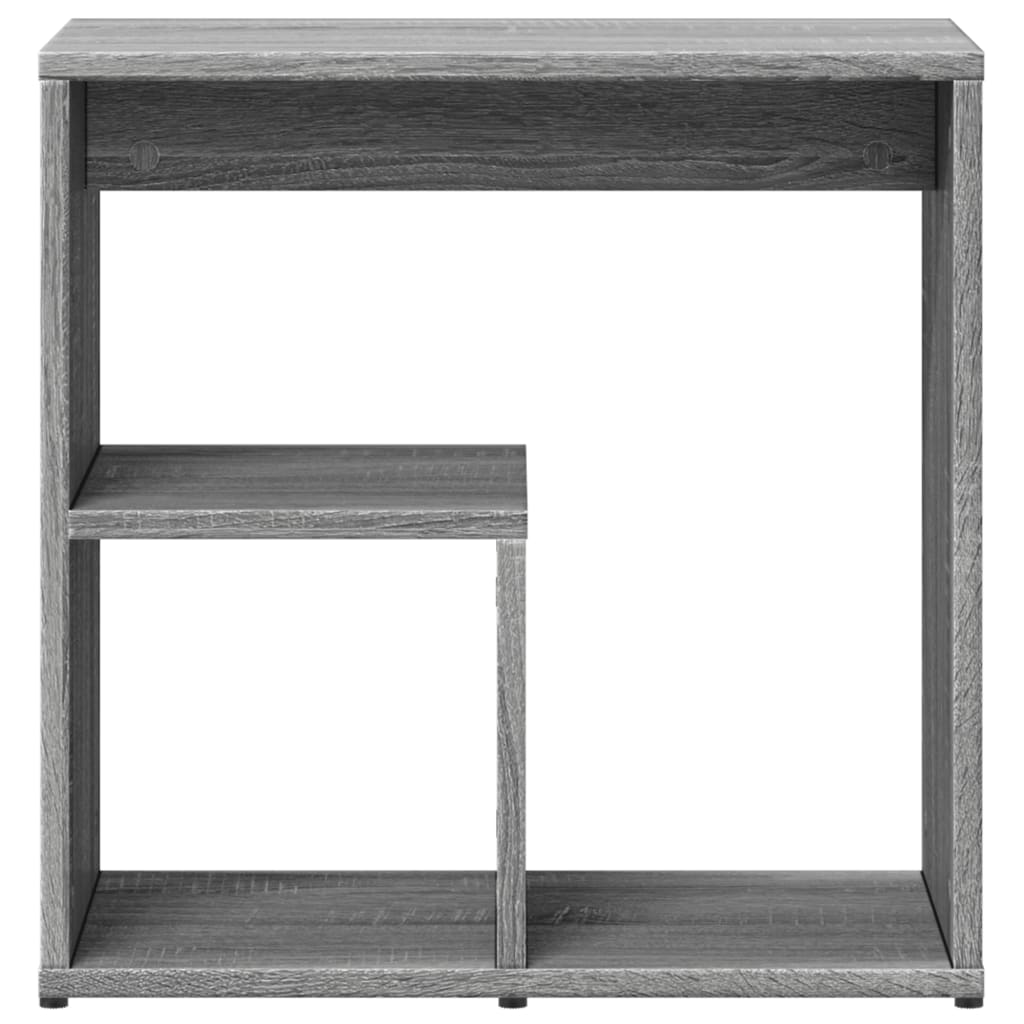 vidaXL Mesa de apoio 50x30x50 cm derivados de madeira cinzento sonoma