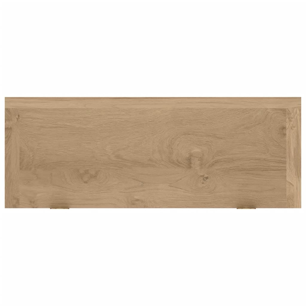 vidaXL Prateleiras de parede 2 pcs 40x15x4 cm madeira de teca maciça