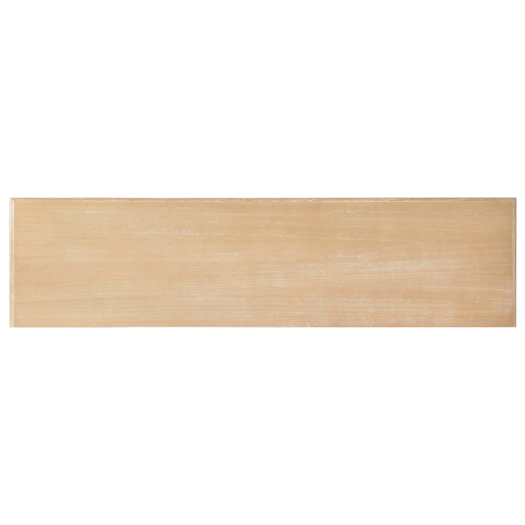 vidaXL Mesa consola 120x30x76 cm MDF branco