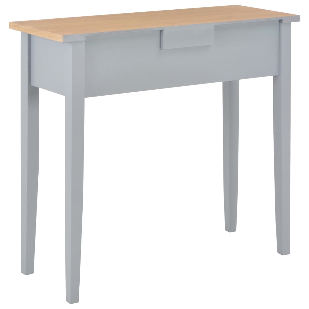 vidaXL Toucador/mesa consola 79x30x74 cm madeira cinzento