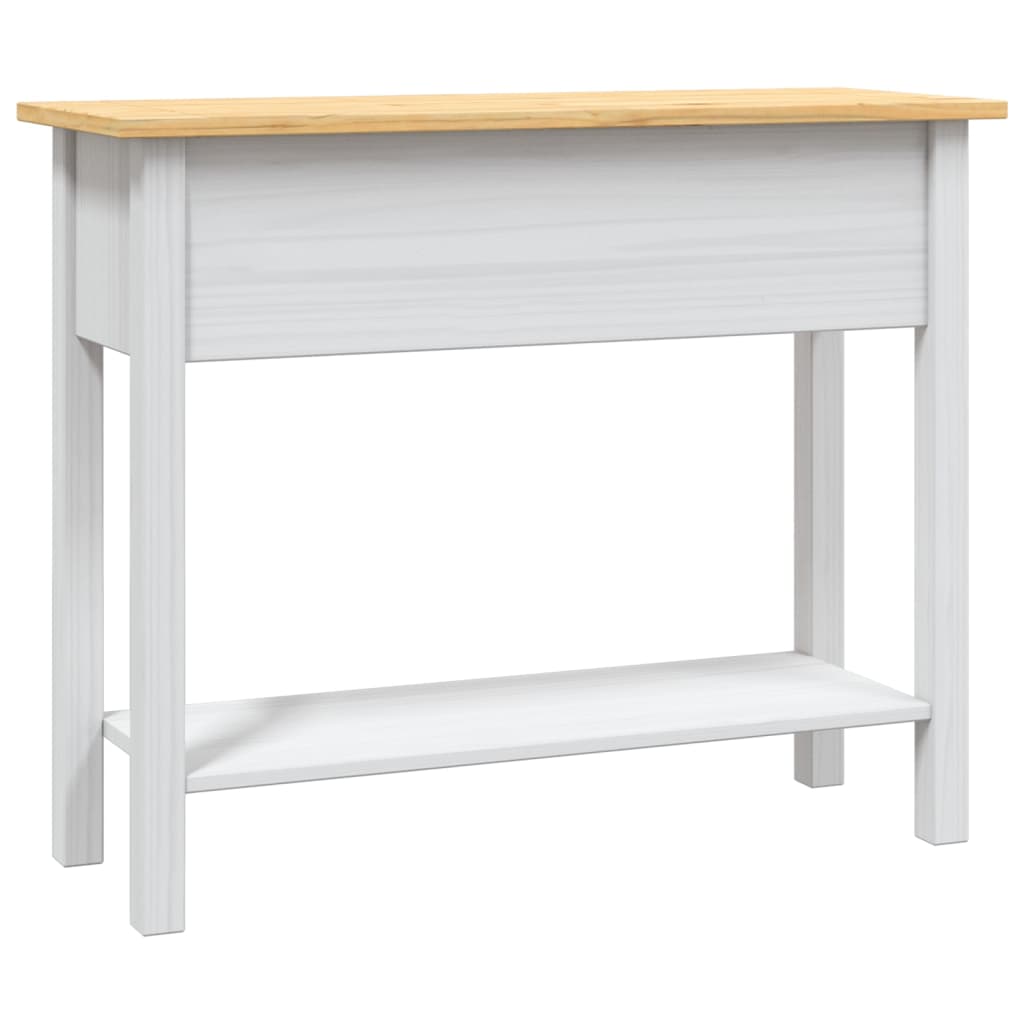 vidaXL Mesa consola Corona pinho mexicano 90x34,5x73 cm branco