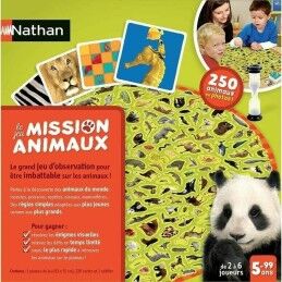 Nathan|Jogo de Mesa Nathan Mission animaux (FR)