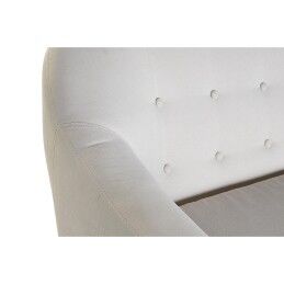 DKD Home Decor|Sofá DKD Home Decor Natural Poliéster Madeira da borracha Creme (172 x 82 x 82 cm)