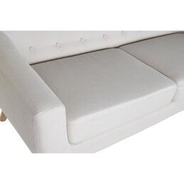 DKD Home Decor|Sofá DKD Home Decor Natural Poliéster Madeira da borracha Creme (172 x 82 x 82 cm)
