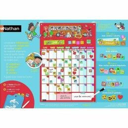 Nathan|Jogo de Mesa Nathan My Perpetual Magnetic Calendar (FR)