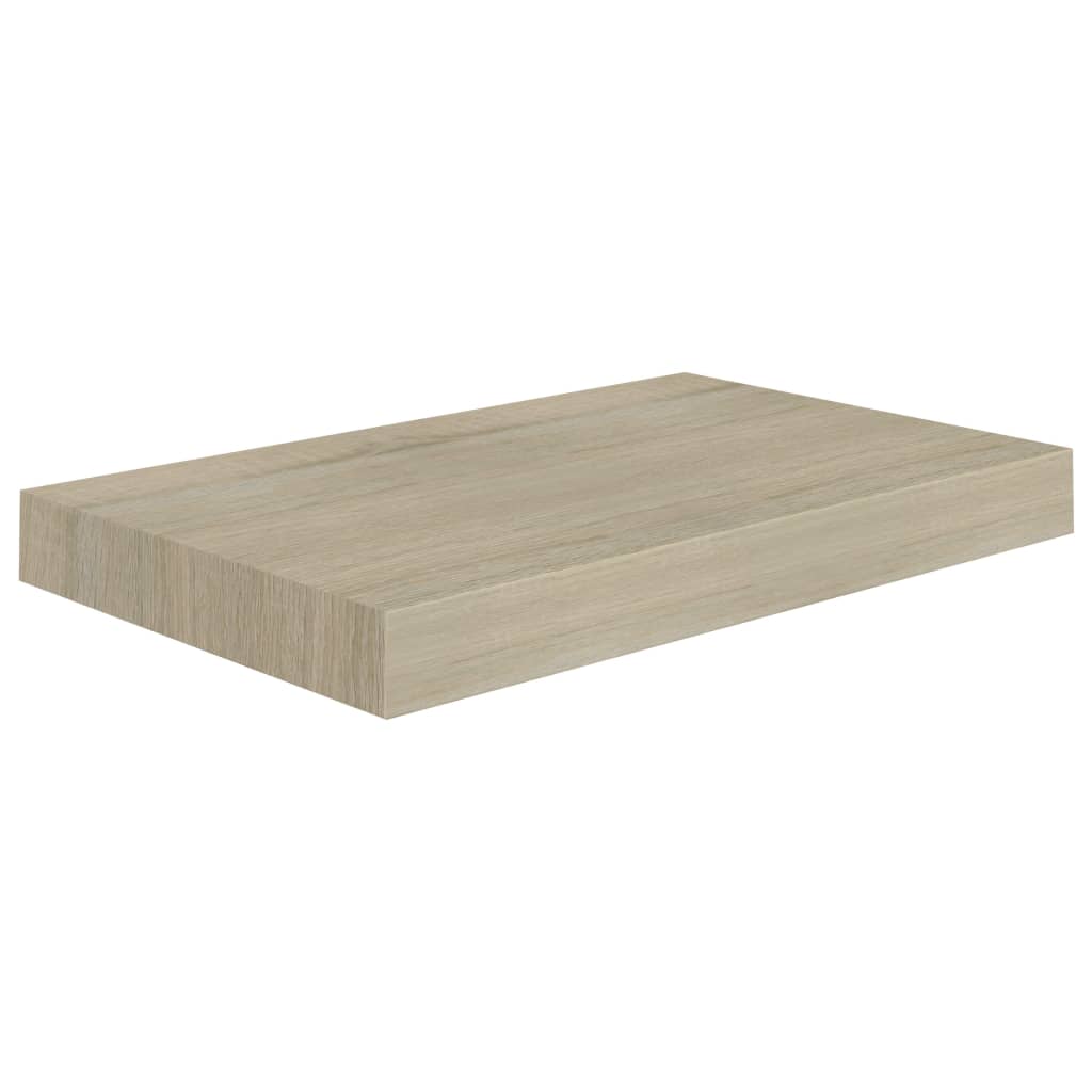 vidaXL Prateleiras parede suspensas 2 pcs 40x23x3,8cm MDF cor carvalho