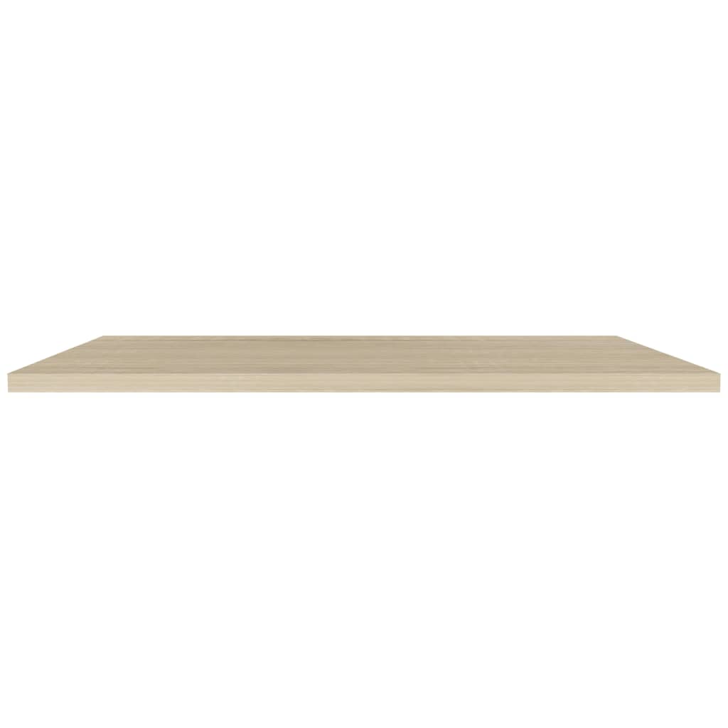 vidaXL Prateleira de parede suspensa 120x23,5x3,8 cm MDF cor carvalho