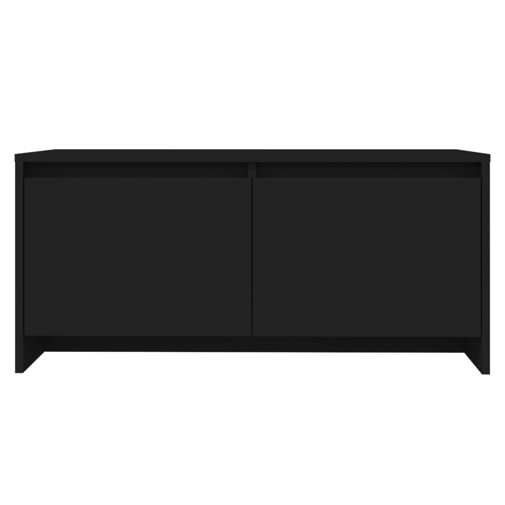 vidaXL Mesa de centro 90x50x41,5 cm aglomerado preto