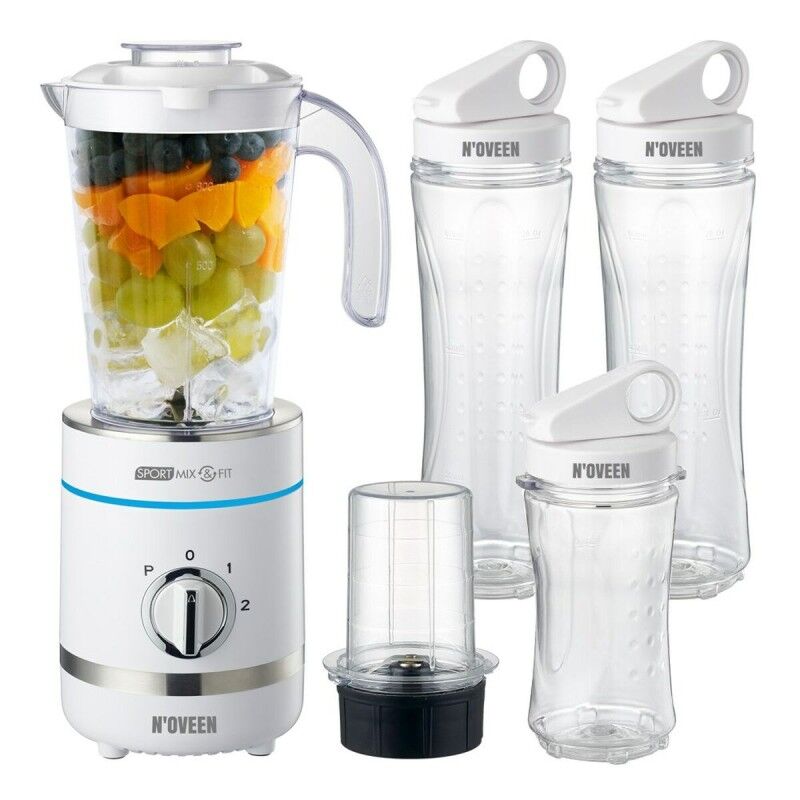 N'oveen|Batedora de Copo N'oveen SB2100 Branco 500 W 800 ml N'oveen|Batedora de Copo N'oveen SB2100 Branco 500 W 800 ml
