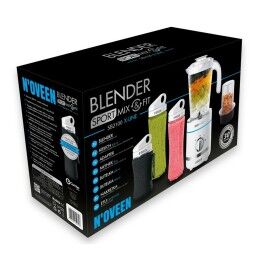 N'oveen|Batedora de Copo N'oveen SB2100 Branco 500 W 800 ml