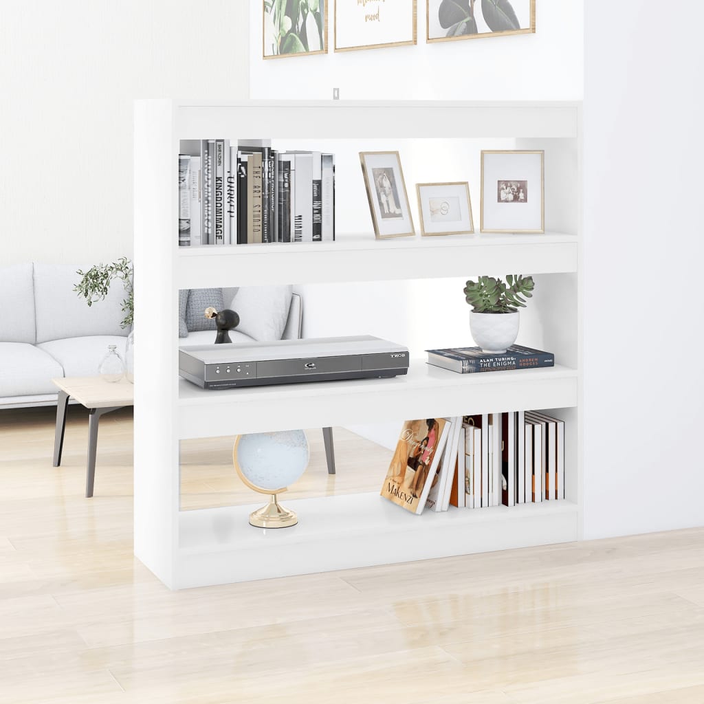 vidaXL Estante/divisória 100x30x103 cm branco