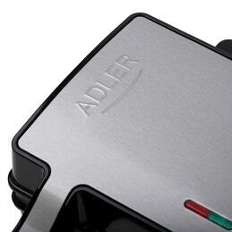 Adler|Sanduicheira Adler AD 3073 Preto Prateado
