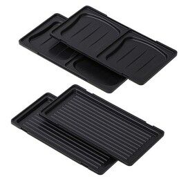 Adler|Sanduicheira Adler AD 3073 Preto Prateado
