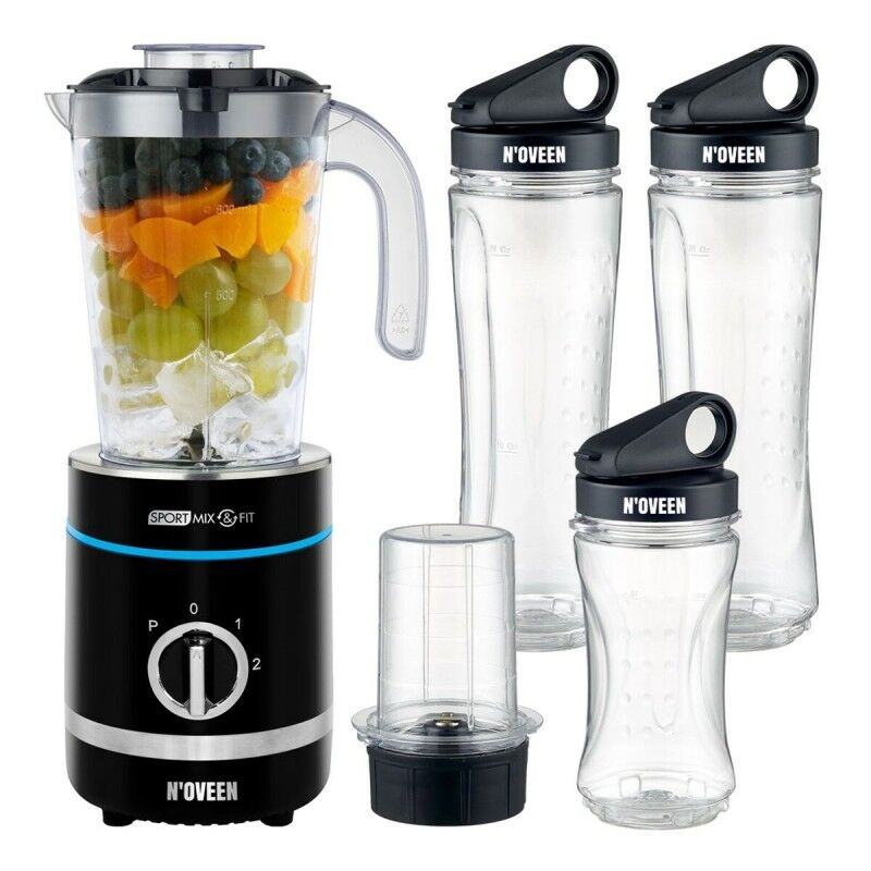 N'oveen|Batedora de Copo N'oveen SB2000 Preto 500 W 800 ml N'oveen|Batedora de Copo N'oveen SB2000 Preto 500 W 800 ml