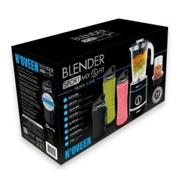 N'oveen|Batedora de Copo N'oveen SB2000 Preto 500 W 800 ml